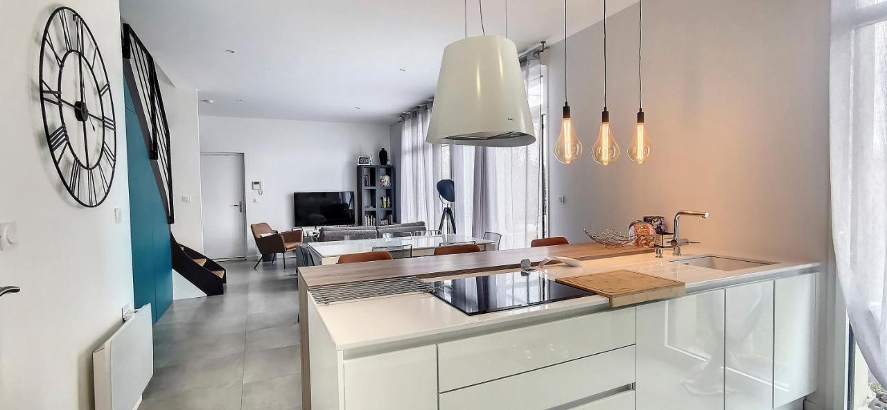 Appartamento Duplex En Rez De Jardin Neuville-sur-Saône Esterno foto